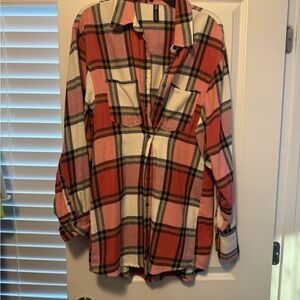 Zara Multicolor Plaid Shirt/Shacket